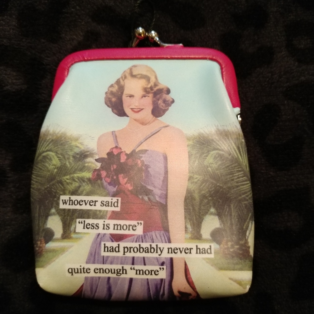 Nwot Anne Taintor coin purse
